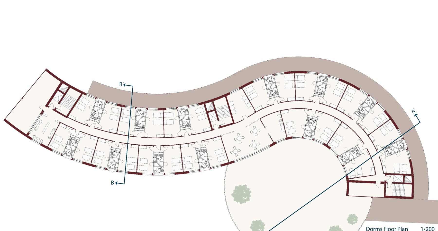 Dwelling module floor plan