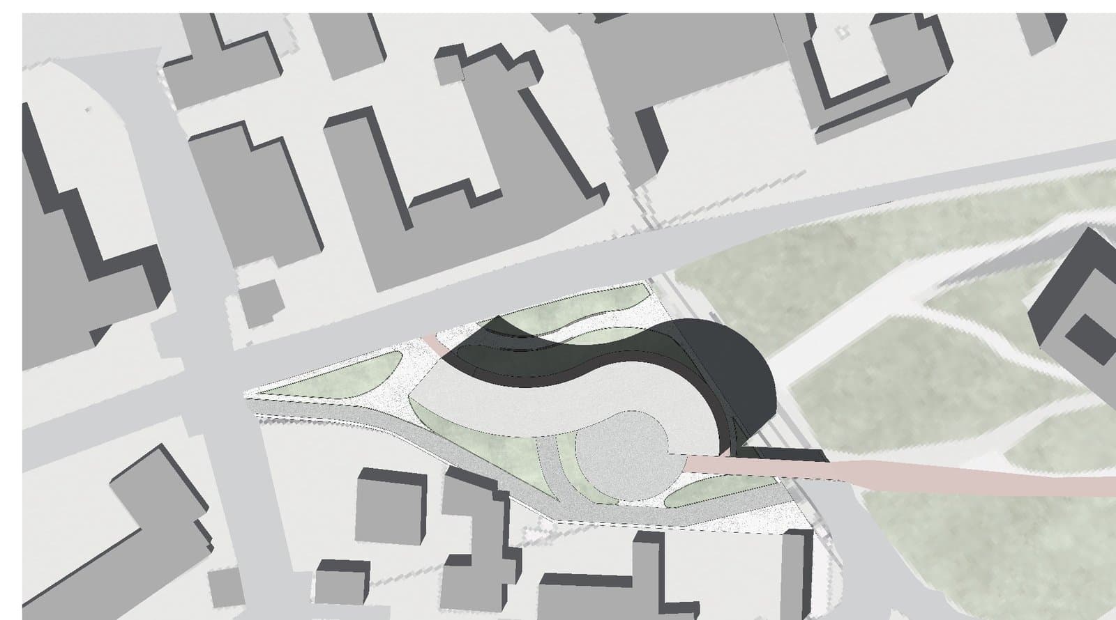 Site plan at 1:1000