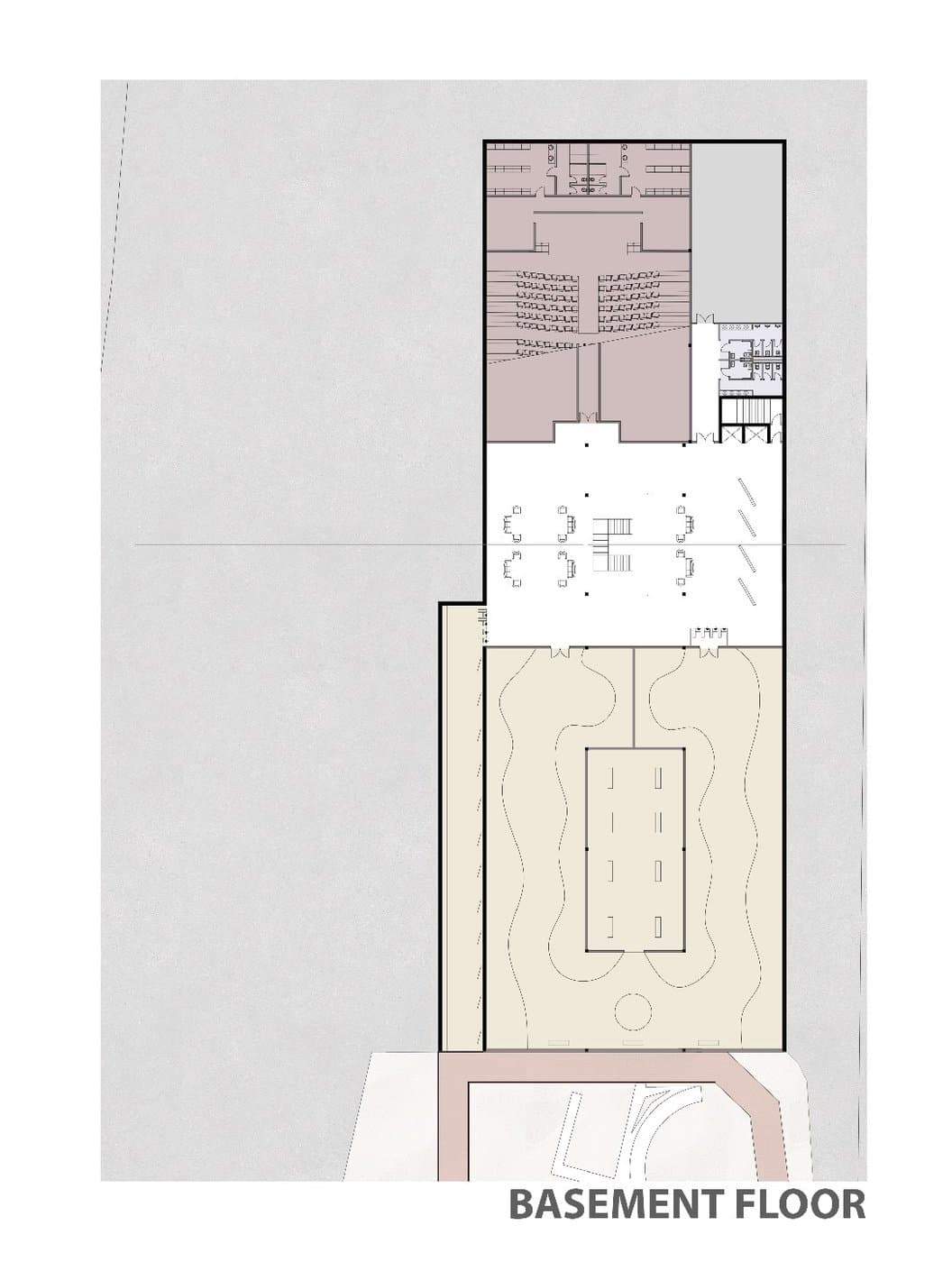 Basement floor plan